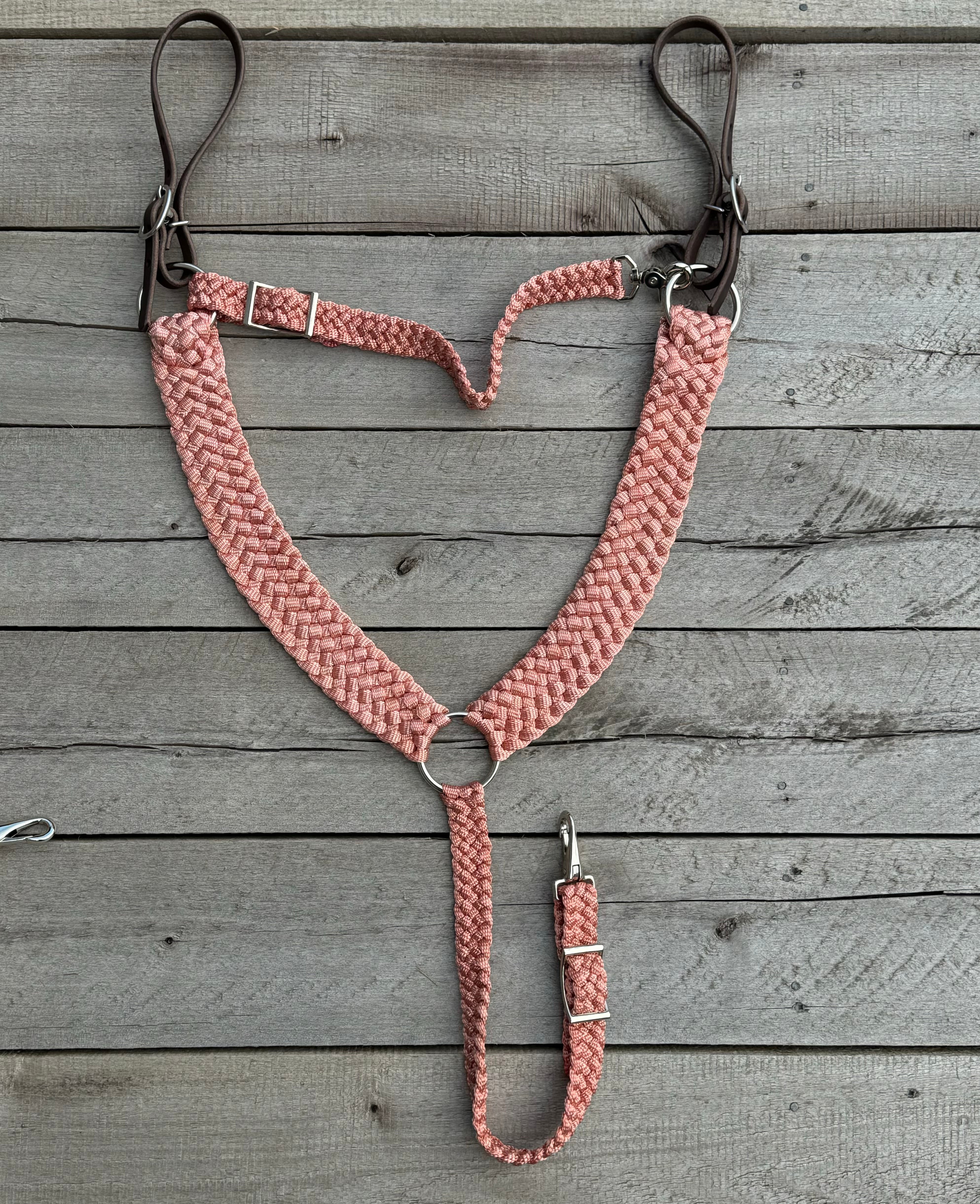 Peach Breast Collar & Wither Strap