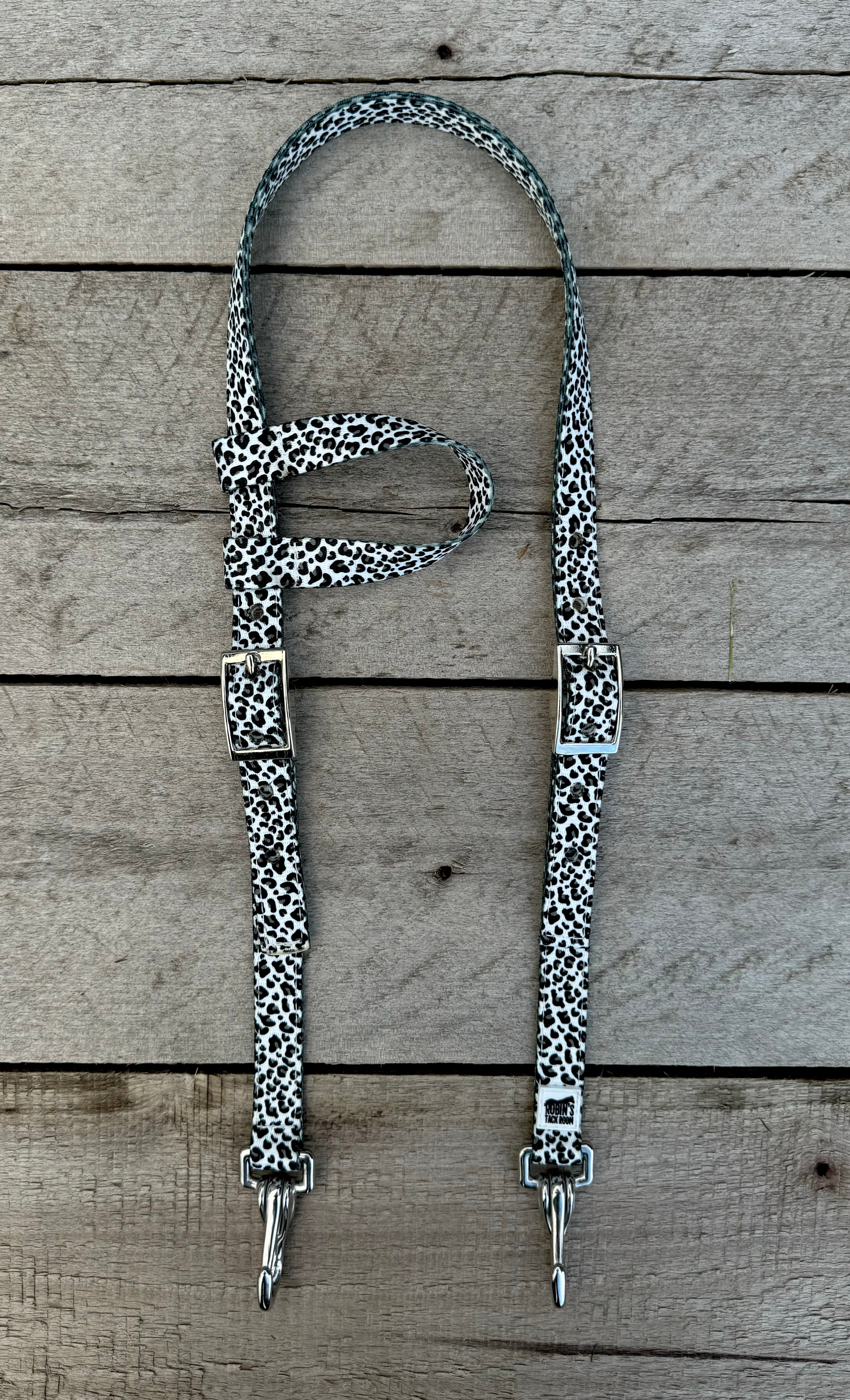Snow Leopard One Ear Headstalls