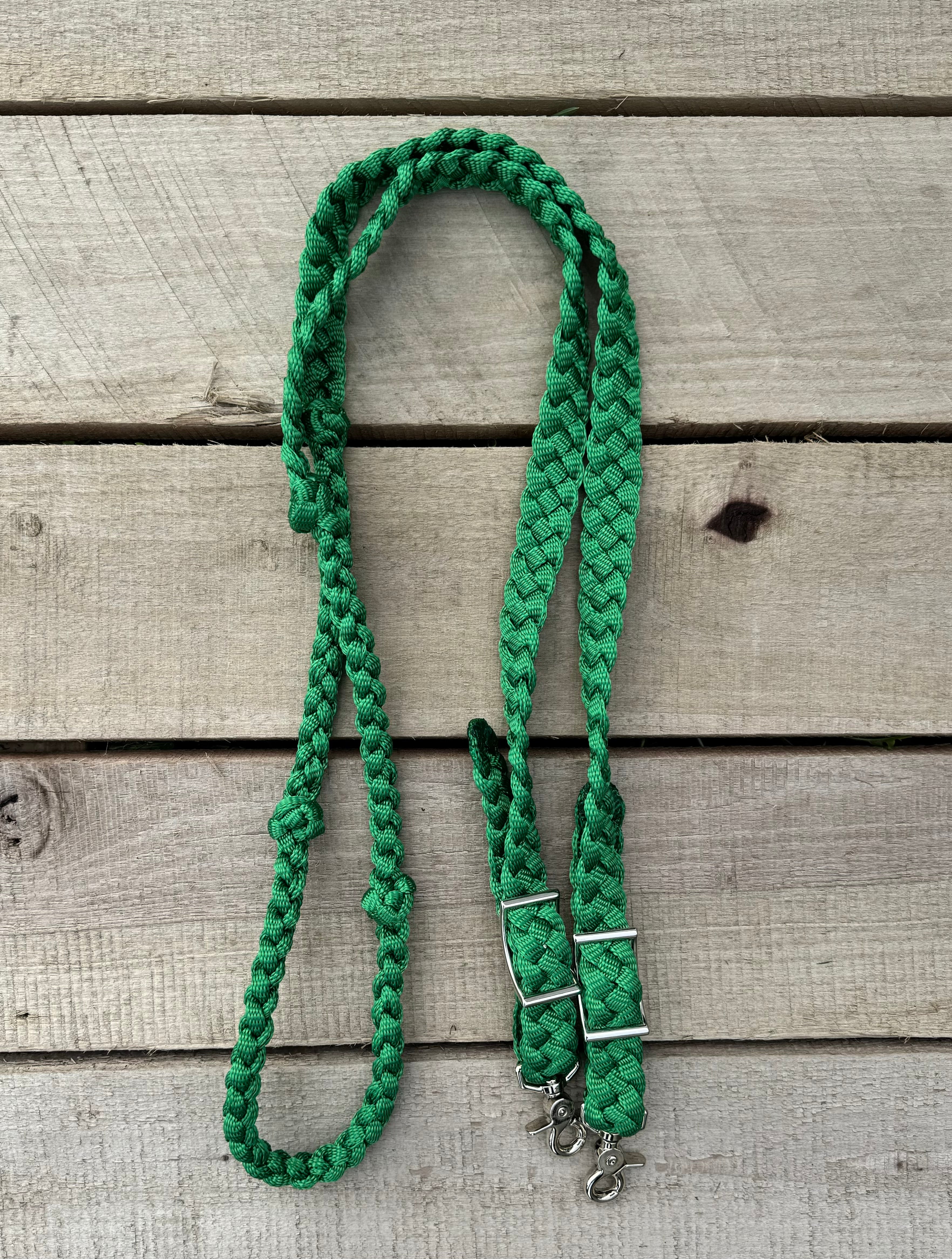 Kelly Green 8 ft Reins