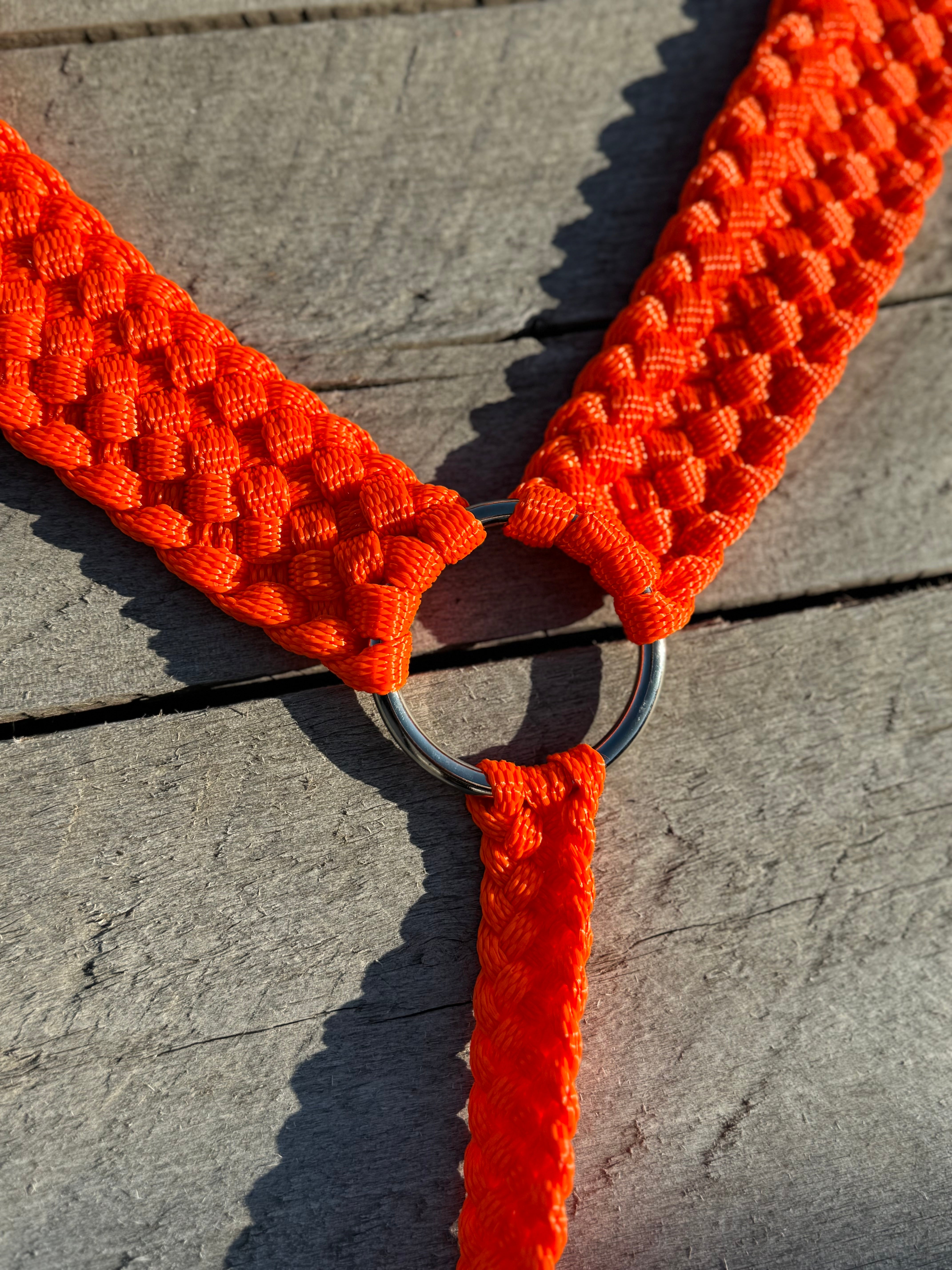 Neon Orange Breast Collar & Wither Strap
