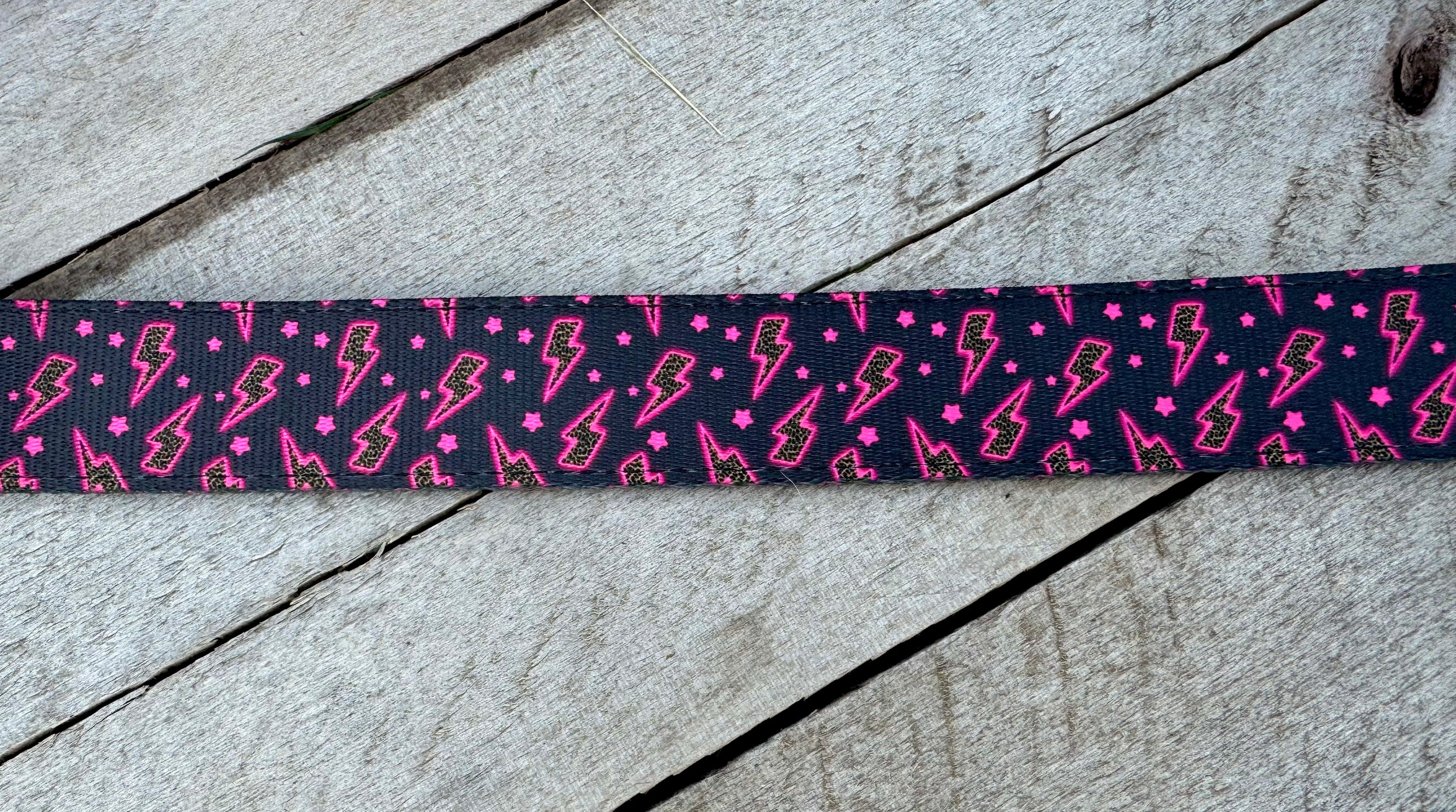 Neon Lightning Bolts One Ear Headstalls