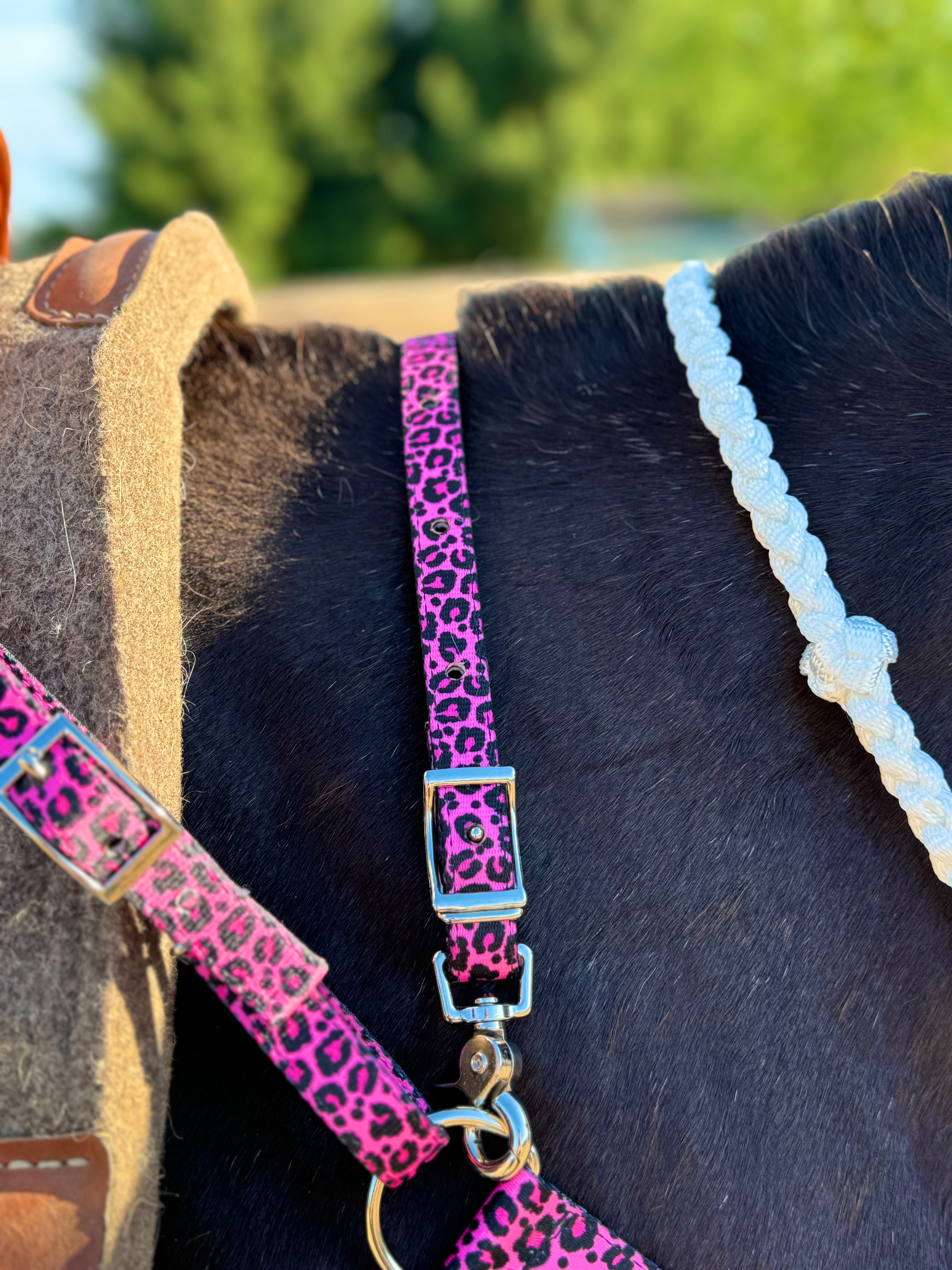 Pink Cheetah Wither Strap