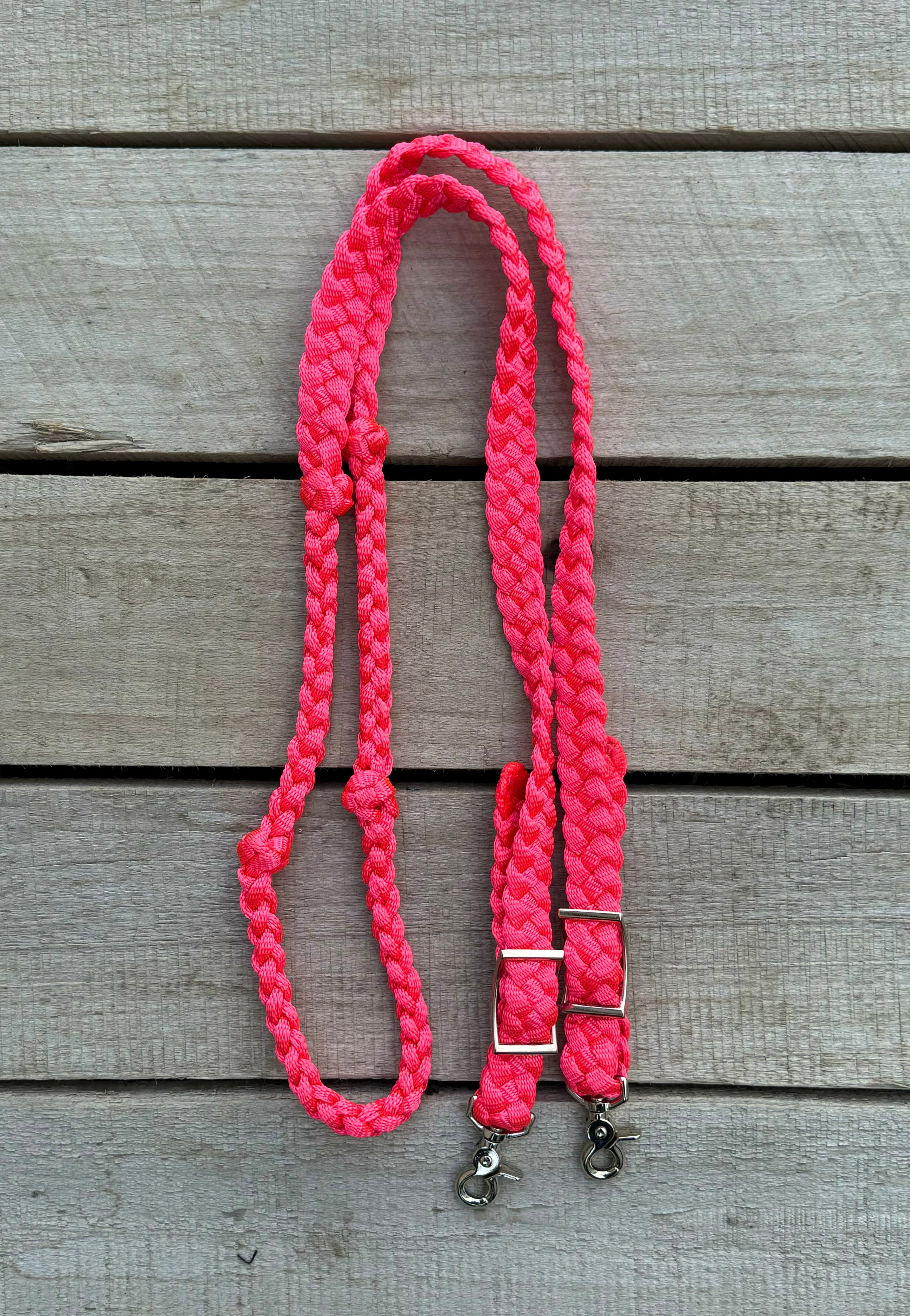 Hot Pink 8 ft Reins