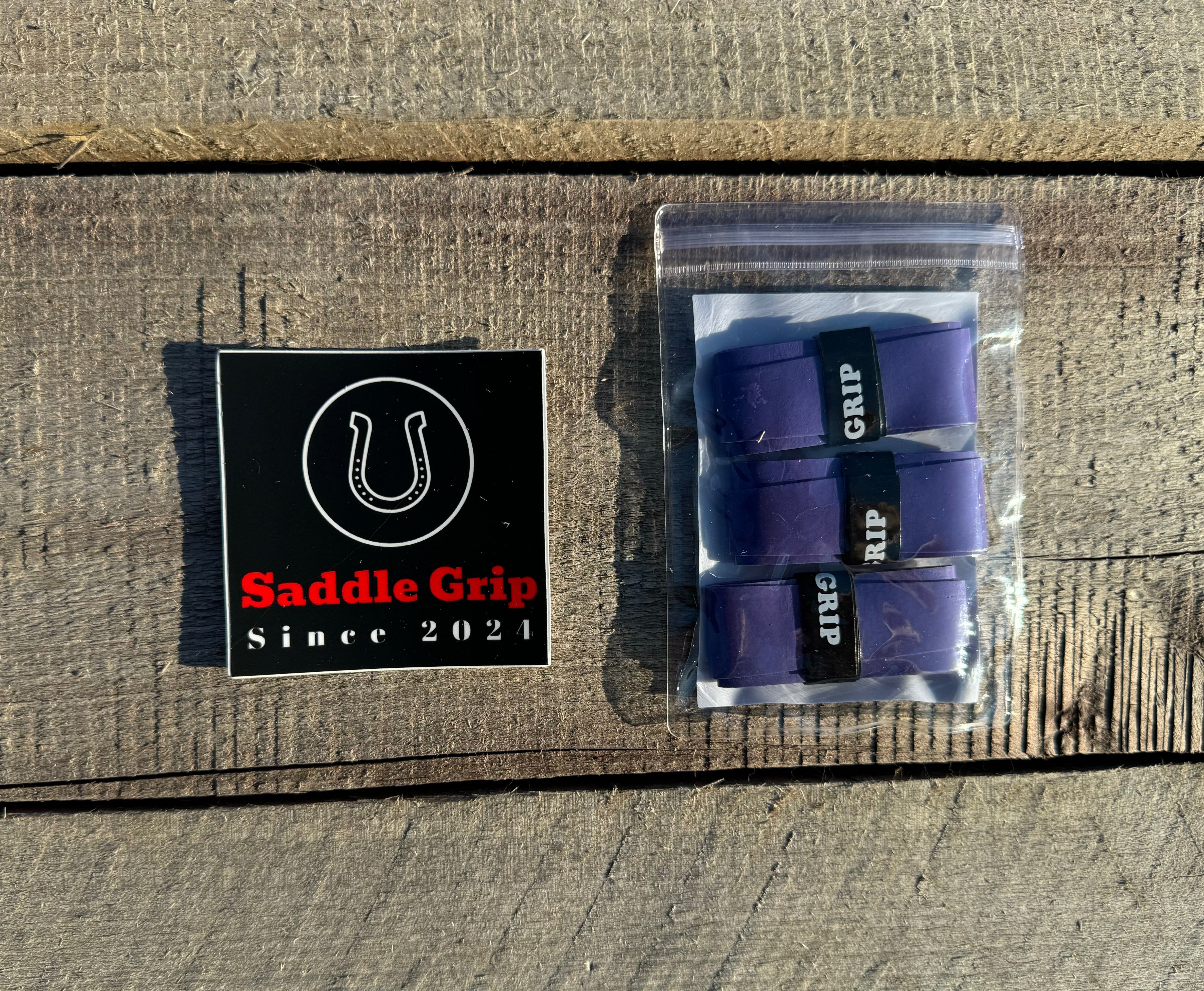 Purple Saddle Grip