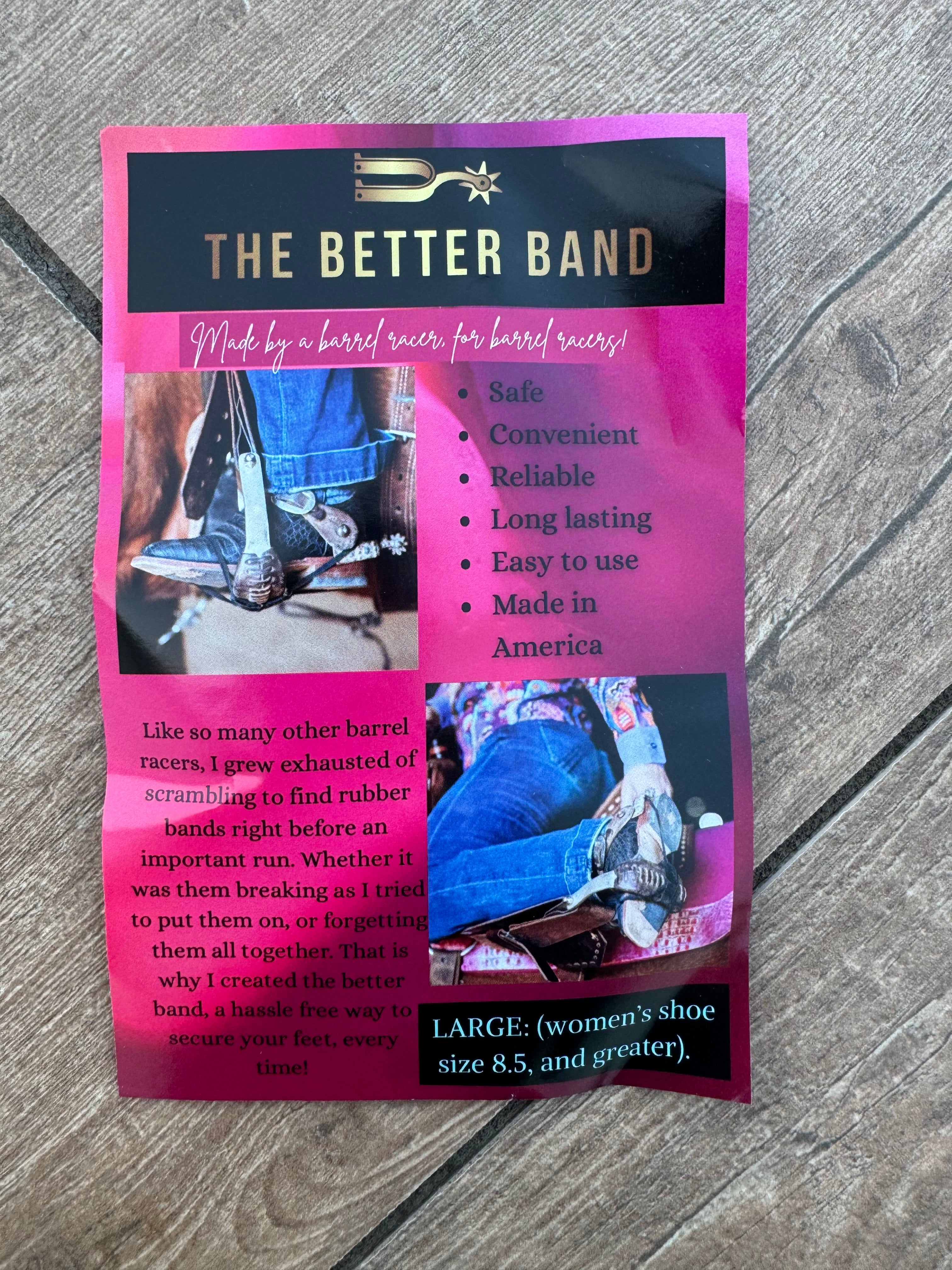 Black Pair of Better Bands (all sizes)