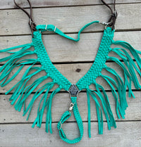 Fringe Turquoise Breast Collar