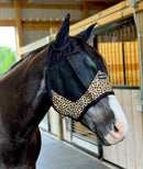 Cheetah Print Fly Masks